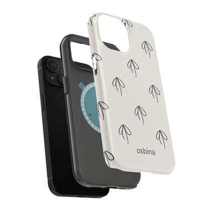 osbina | MagSafe compatible for iPhone | Linéa Flora Minimalistic Flower Phone Case | Modern Muse Collection