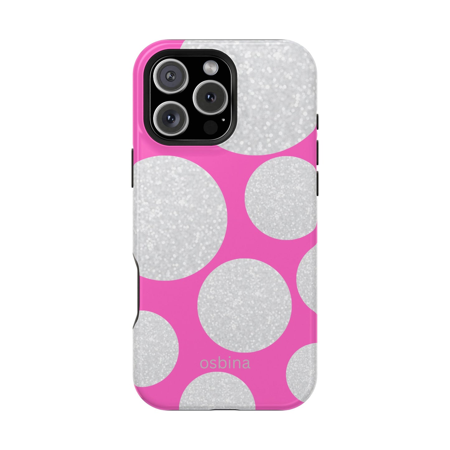 osbina | MagSafe compatible for iPhone | The Sparkling Bubbles Case | YAYOU Collection Supporting Shine Like Sable