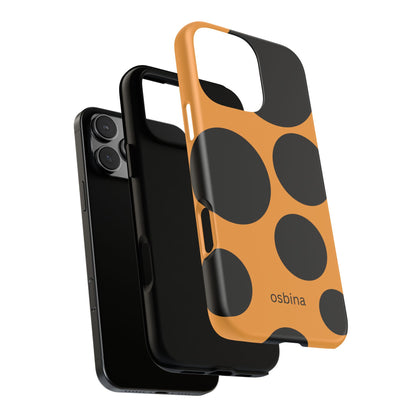 osbina | The Bubble Statement Case in Orange + Black | The Season Collective