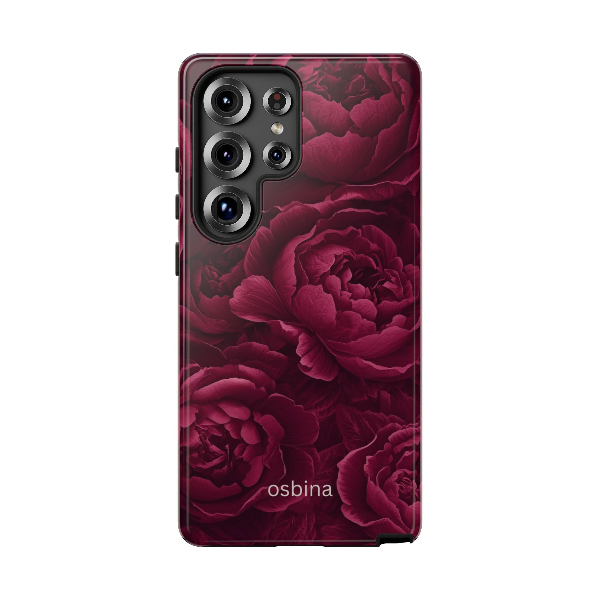 osbina | The Burgundy Peony Designer Case