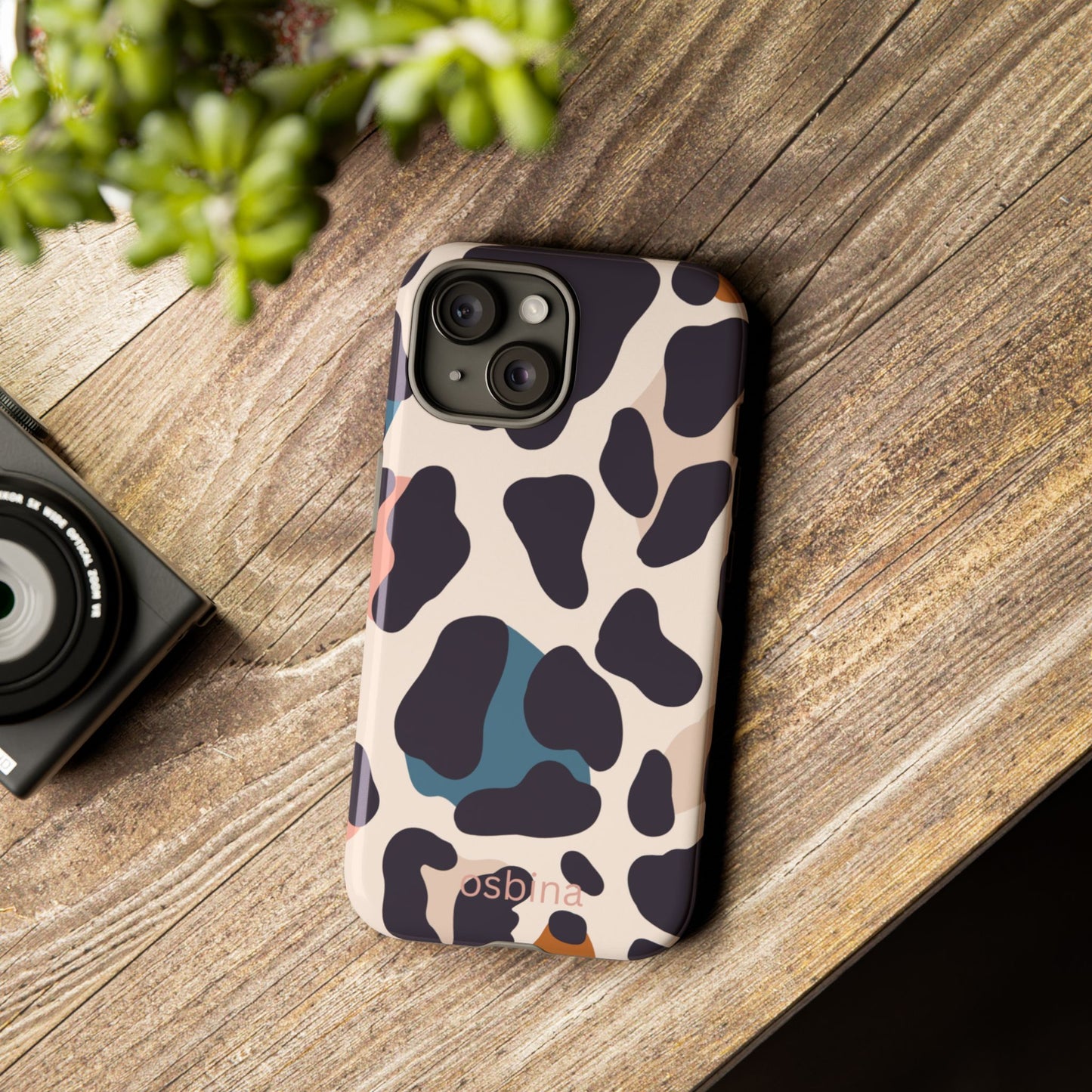 osbina | Leopard Luxe Color Pop Leopard Print Phone Case | Modern Muse Collection