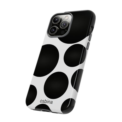 osbina | The Noir Bubbles Phone Case | Modern Muse Collection