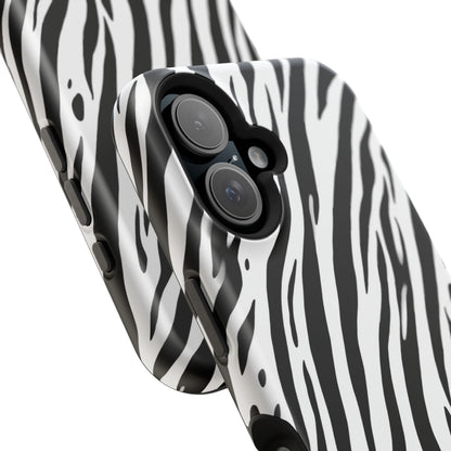 osbina | MagSafe Compatible for iPhone | The Bengal Bold Stripe Case in White + Black | The Season Collective