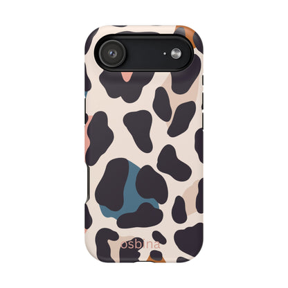osbina | MagSafe compatible for iPhone | Leopard Luxe Color Pop Leopard Print Phone Case | Modern Muse Collection