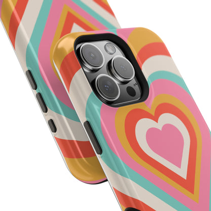 osbina | MagSafe compatible for iPhone | Heart Nouveau Phone Case | Modern Muse Collection