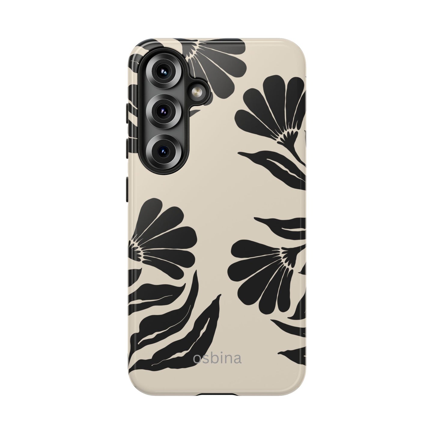 osbina | Obsidian Bloom Flower Phone Case | Modern Muse Collection