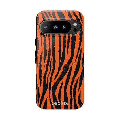 osbina | Tiger, But Make It Chic — The Bengal Stripe Case in Orange + Black | The Season Collective