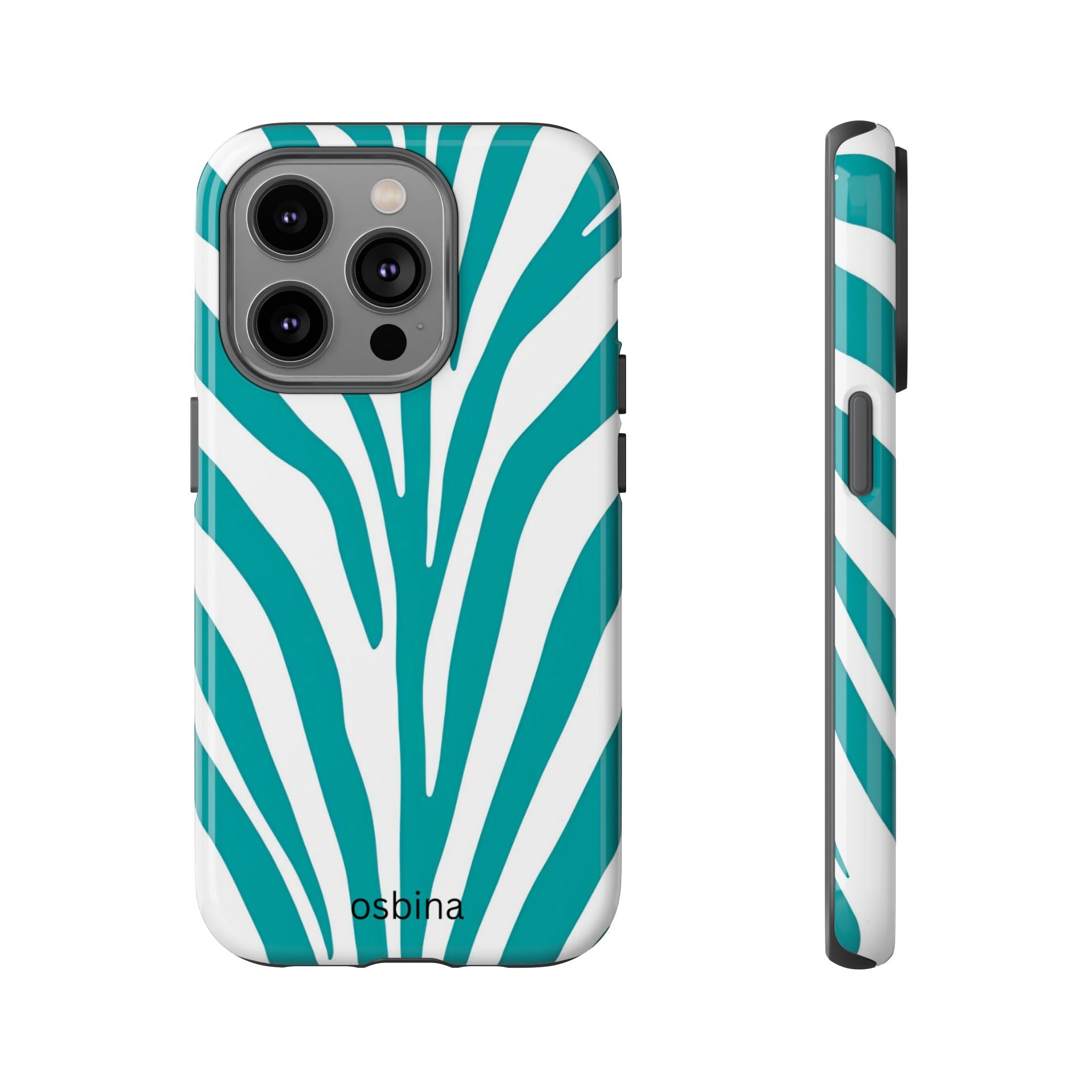 osbina | The Teal Zebra Designer Case