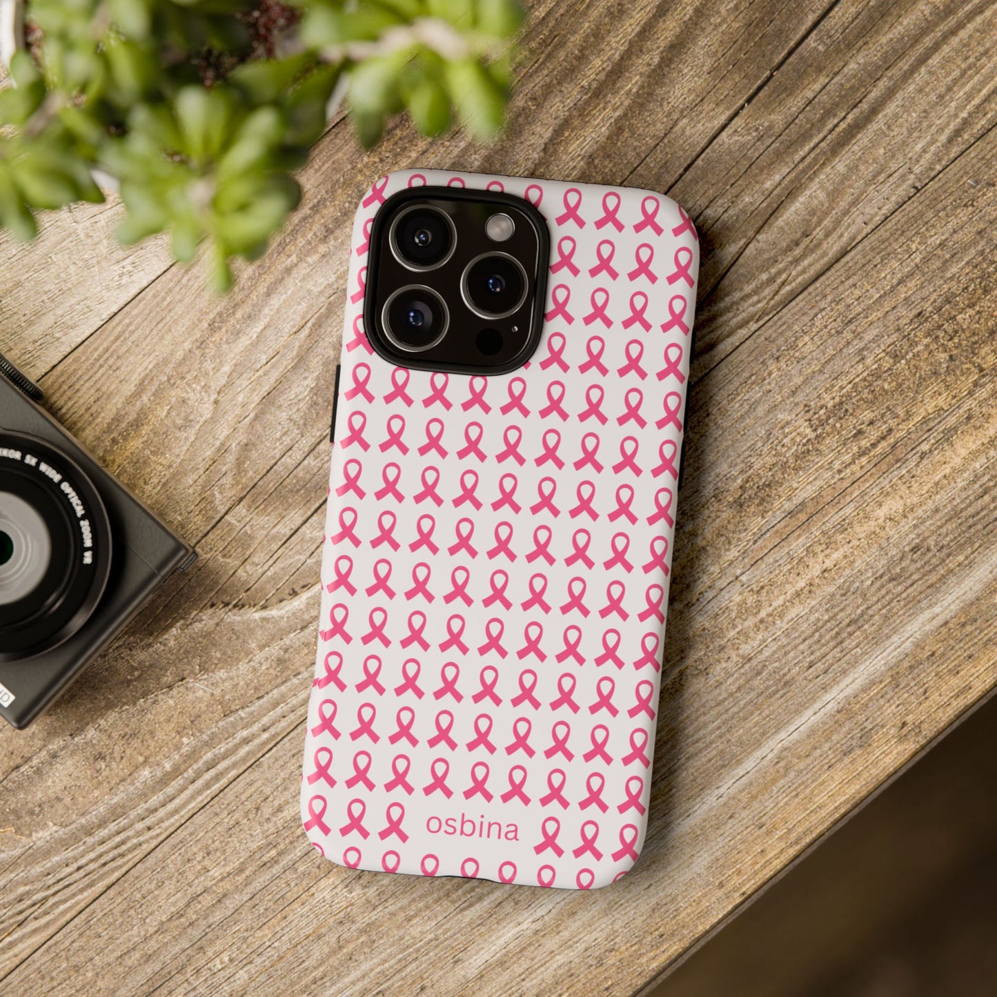 osbina | Limited Edition The Side by Side Pink Ribbon Case in Light Pink + Soft Pink + Hot Pink | The Pink October Collection | Inspired By