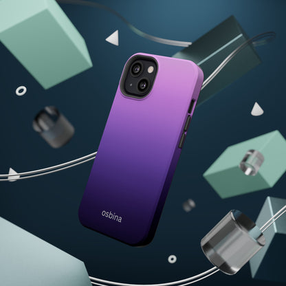 osbina | MagSafe compatible for iPhone | The Violet Haze Phone Case | Color Edit Collection