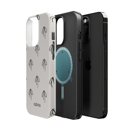 osbina | MagSafe compatible for iPhone | Linéa Flora Minimalistic Flower Phone Case | Modern Muse Collection