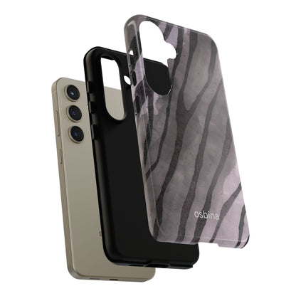 osbina | Stripes on Point — The Muted Gray + Black Tiger Case | The Season Collective