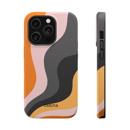 osbina | MagSafe Compatible for iPhone | The Case That Says “Fall, But Make It Fashion” | Retro Swirl Edition | The Season Collective