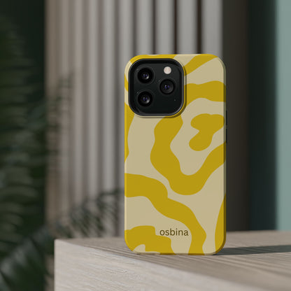 osbina | MagSafe compatible for iPhone | The Mustard Muse Phone Case | Color Edit Collection