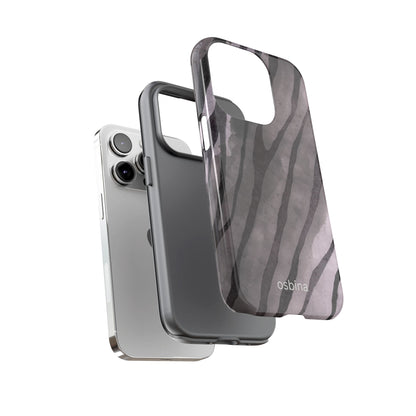 osbina | Stripes on Point — The Muted Gray + Black Tiger Case | The Season Collective