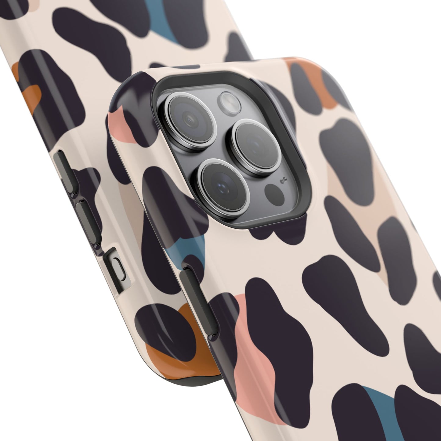 osbina | MagSafe compatible for iPhone | Leopard Luxe Color Pop Leopard Print Phone Case | Modern Muse Collection