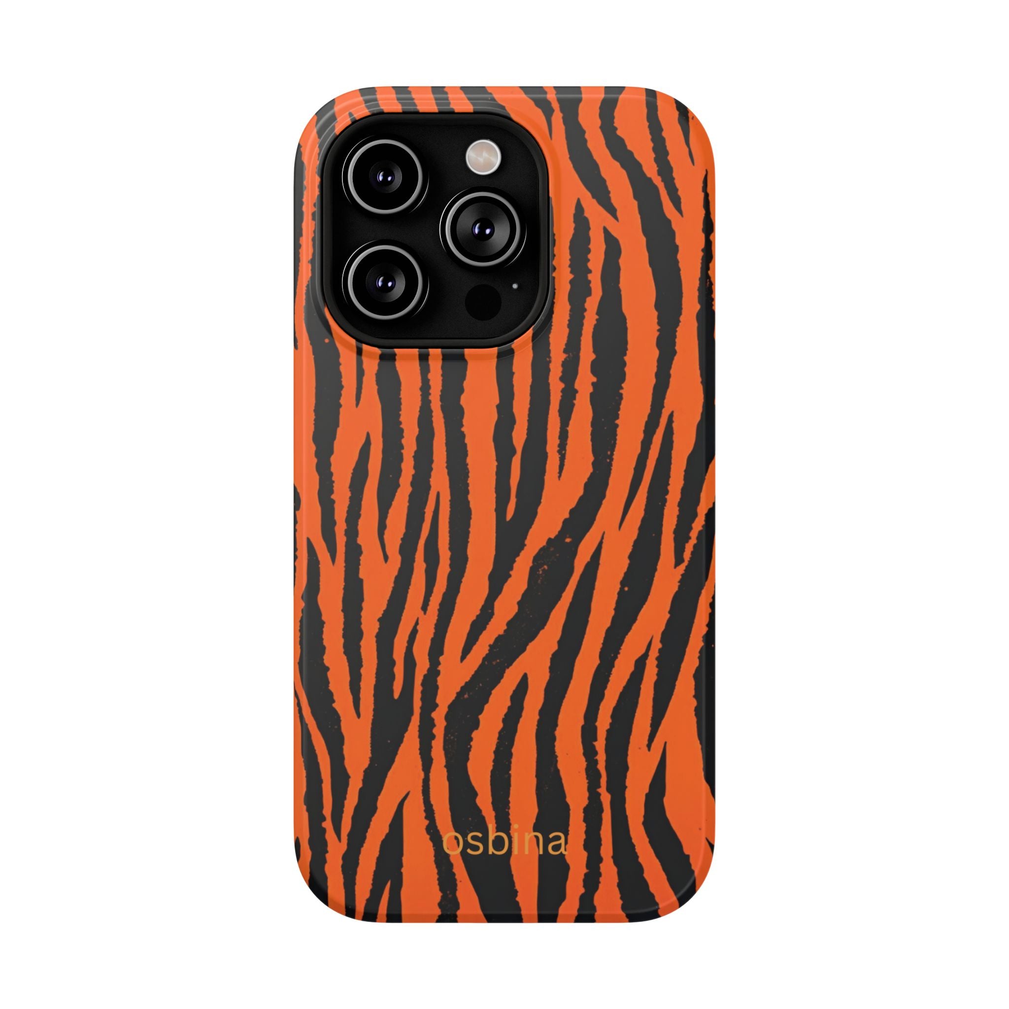 osbina | Tiger, But Make It Chic — The Bengal Stripe Case in Orange + Black | The Season Collective