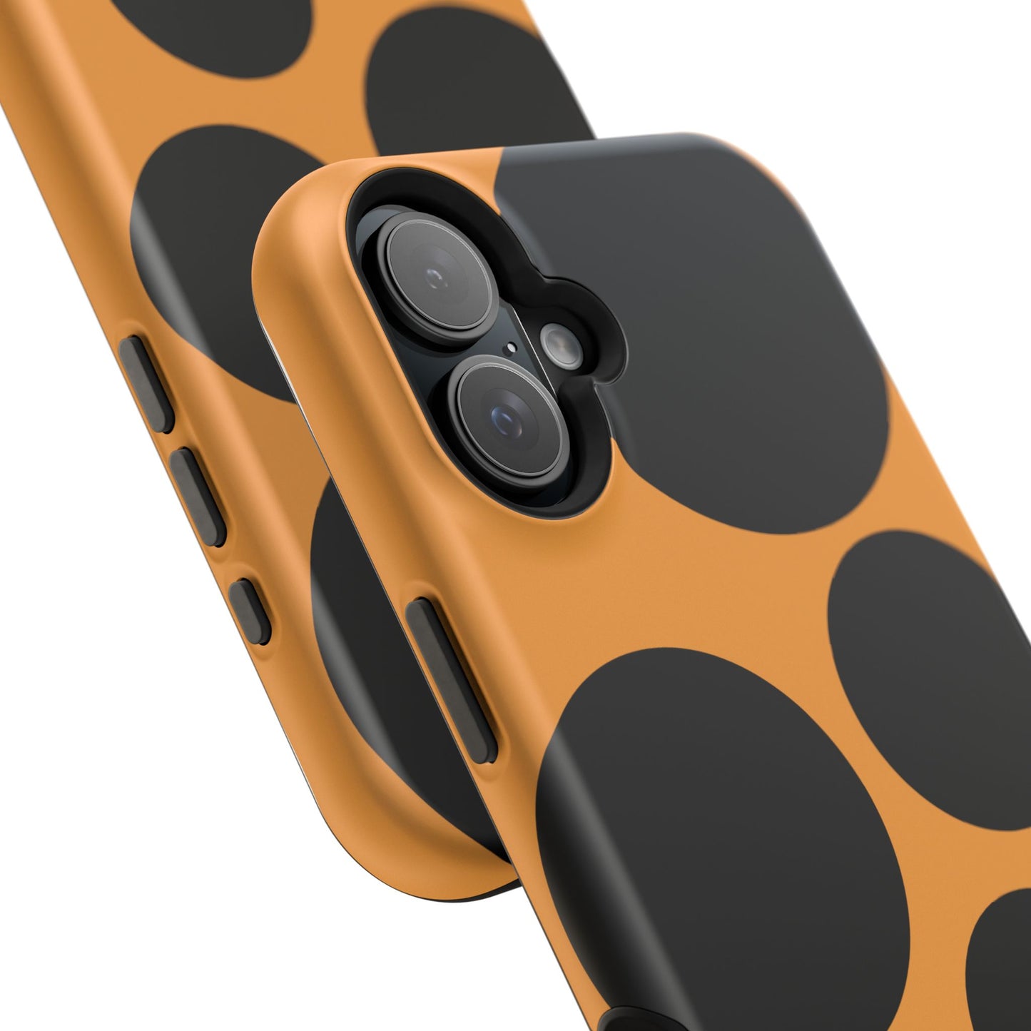 osbina | MagSafe Compatible for iPhone | The Bubble Statement Case in Orange + Black | The Season Collective