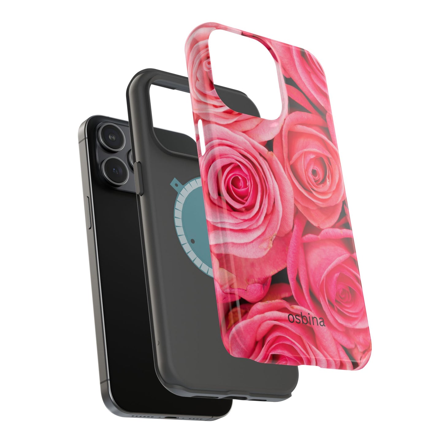 osbina | MagSafe compatible for iPhone | The Roselle Phone Case | Modern Muse Collection
