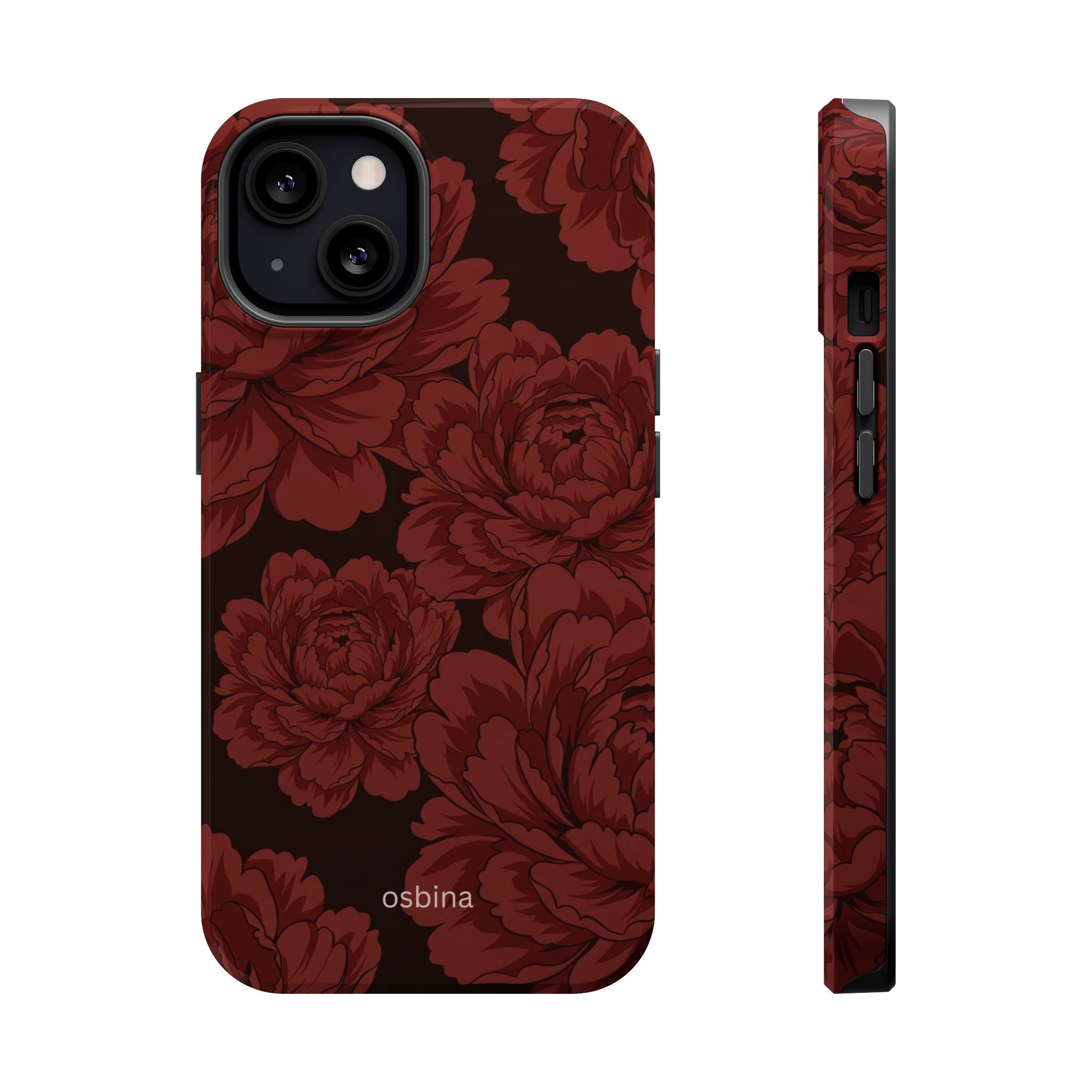 osbina | MagSafe | Oxblood Peony Designer Case