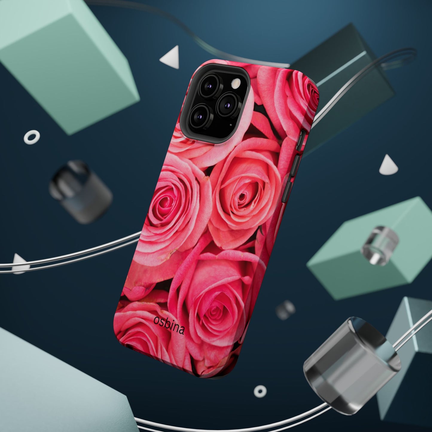 osbina | MagSafe compatible for iPhone | The Roselle Phone Case | Modern Muse Collection