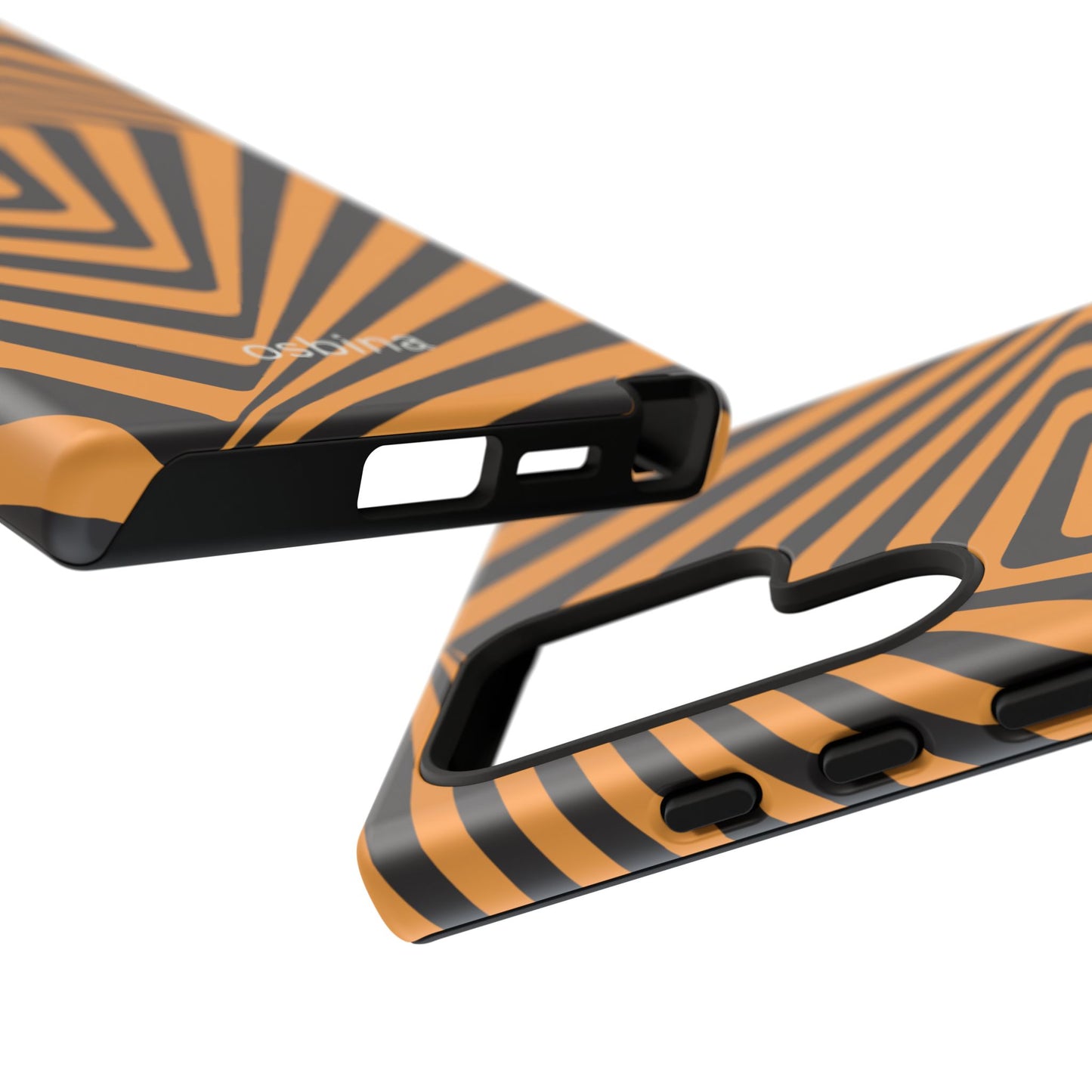 osbina | Step Into the Zone — The Orange + Black Spiral Case | The Season Collective