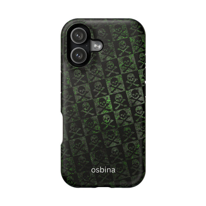 osbina | MagSafe compatible for iPhone | Skull & Crossbones Phone Case | Season Collective Collection
