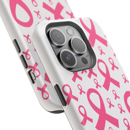 osbina |  MagSafe compatible for iPhone | Limited Edition Strength in Ribbons Case in Light Pink + Soft Pink + Hot Pink | The Pink October Collection | Inspired By