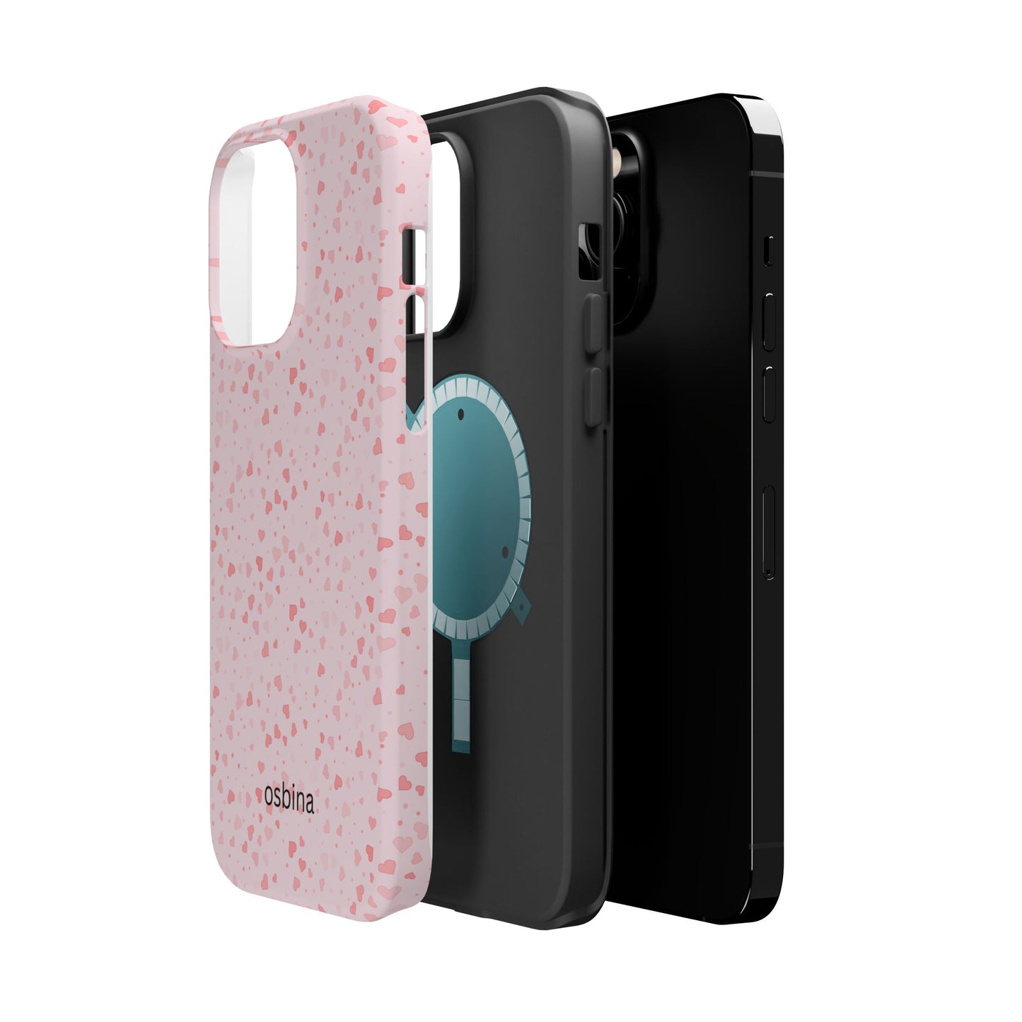 osbina | MagSafe compatible for iPhone | Pure Affection Sweethearts  Phone Case | Modern Muse Collection
