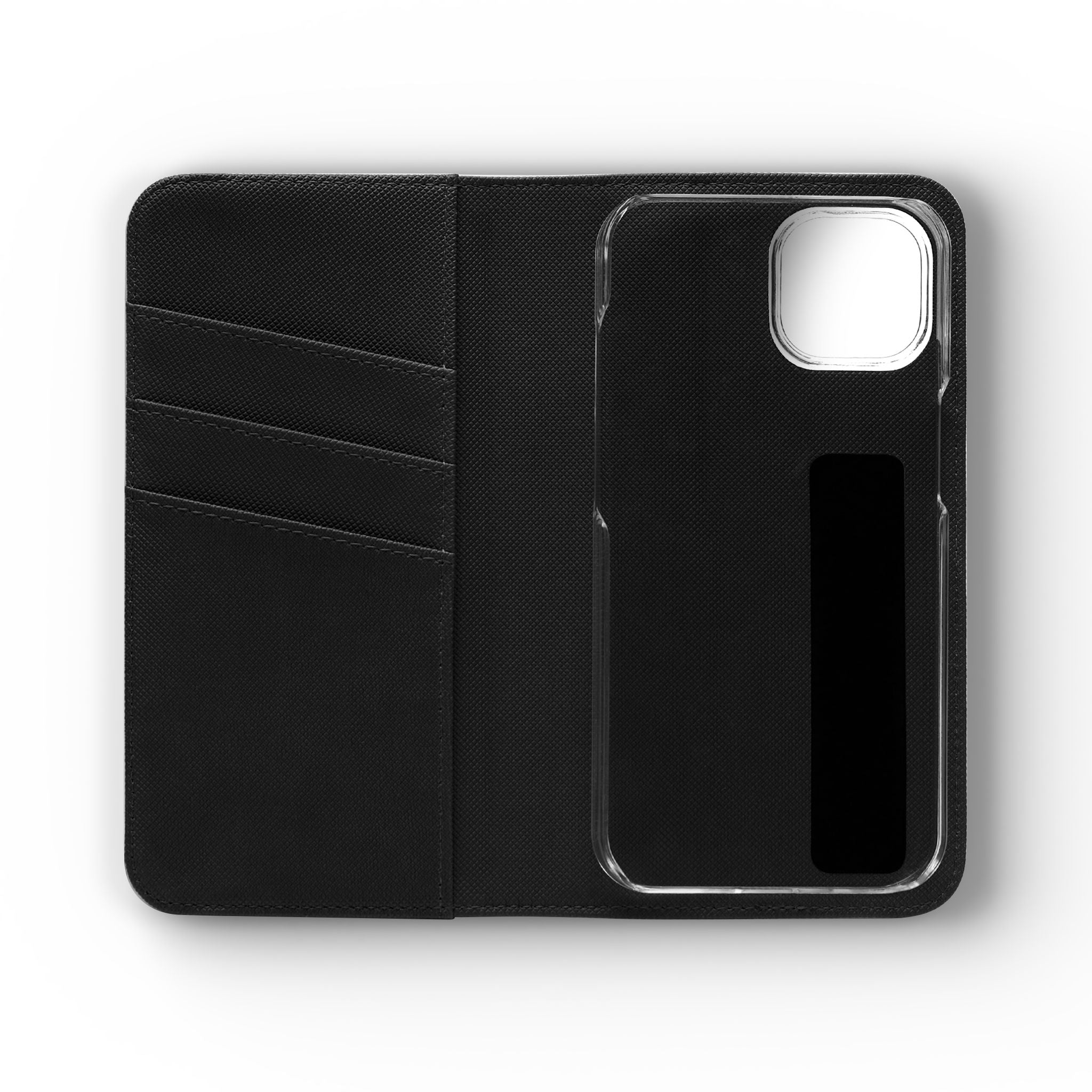osbina | Wallet Flip Case for iPhone & Samsung | Oxblood Dot