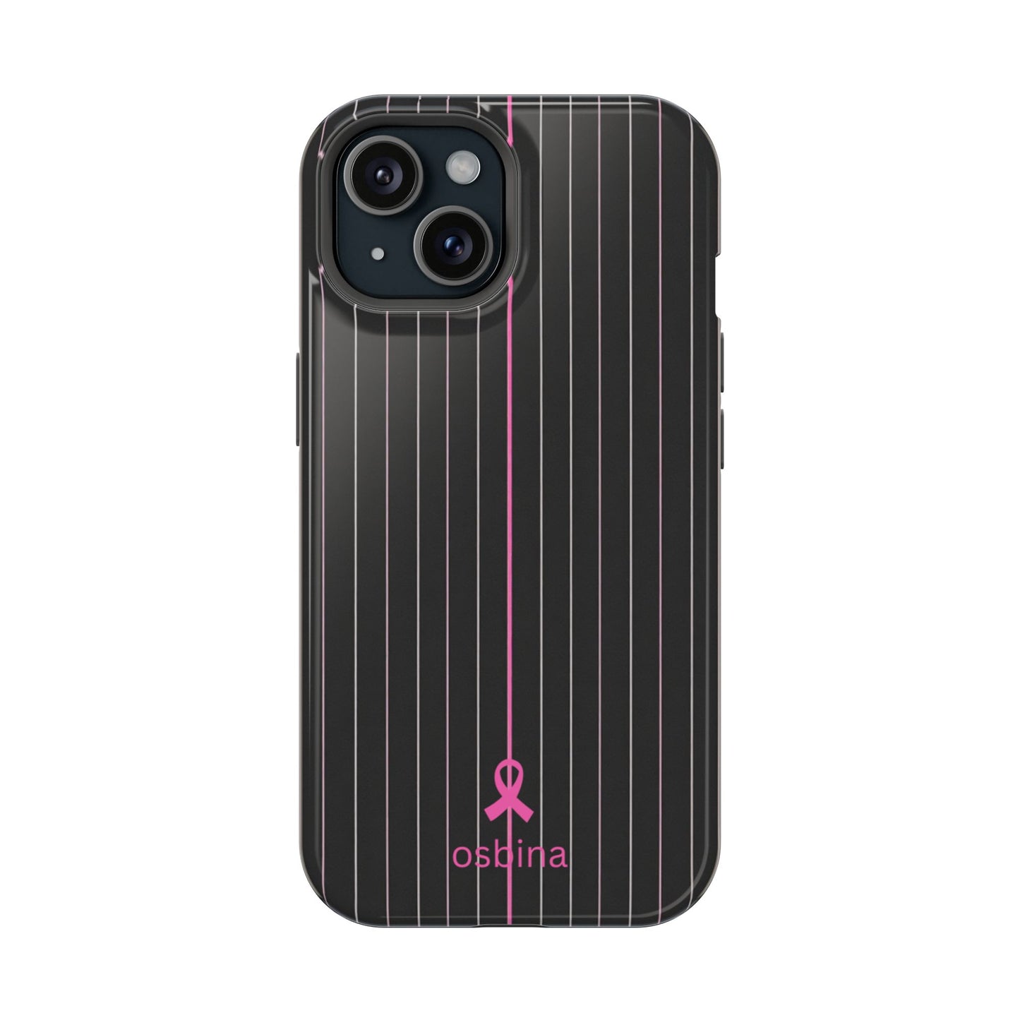 YAYOU The Pink Pinstripe Designer Case | osbina