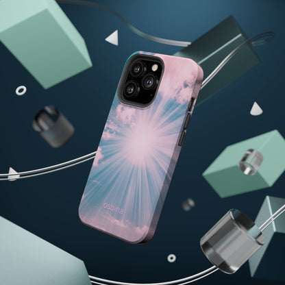 osbina | MagSafe compatible for iPhone | The Sunburst Skies Case | YAYOU Collection Supporting Shine Like Sable