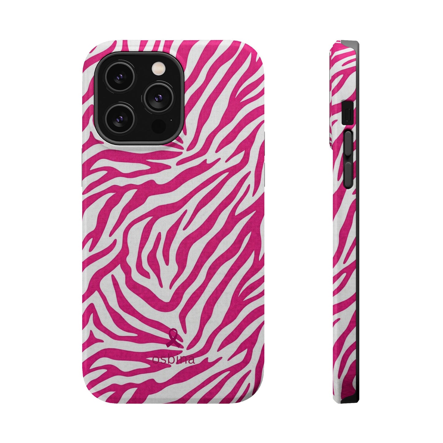 YAYOU MagSafe for iPhone | The Pink Zebra Designer Case | osbina