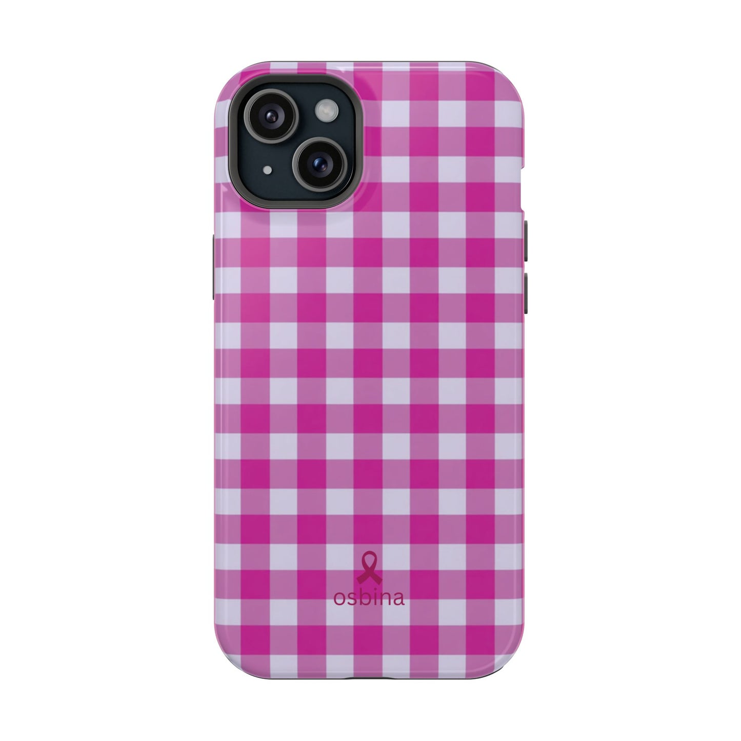 YAYOU The Pink Gingham Designer Case | osbina