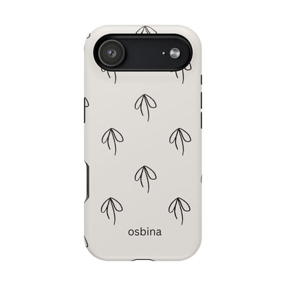 osbina | MagSafe compatible for iPhone | Linéa Flora Minimalistic Flower Phone Case | Modern Muse Collection