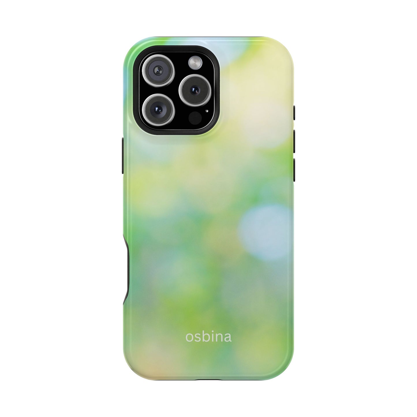 osbina | MagSafe compatible for iPhone | The Veridian Orbs Phone Case | Color Edit Collection