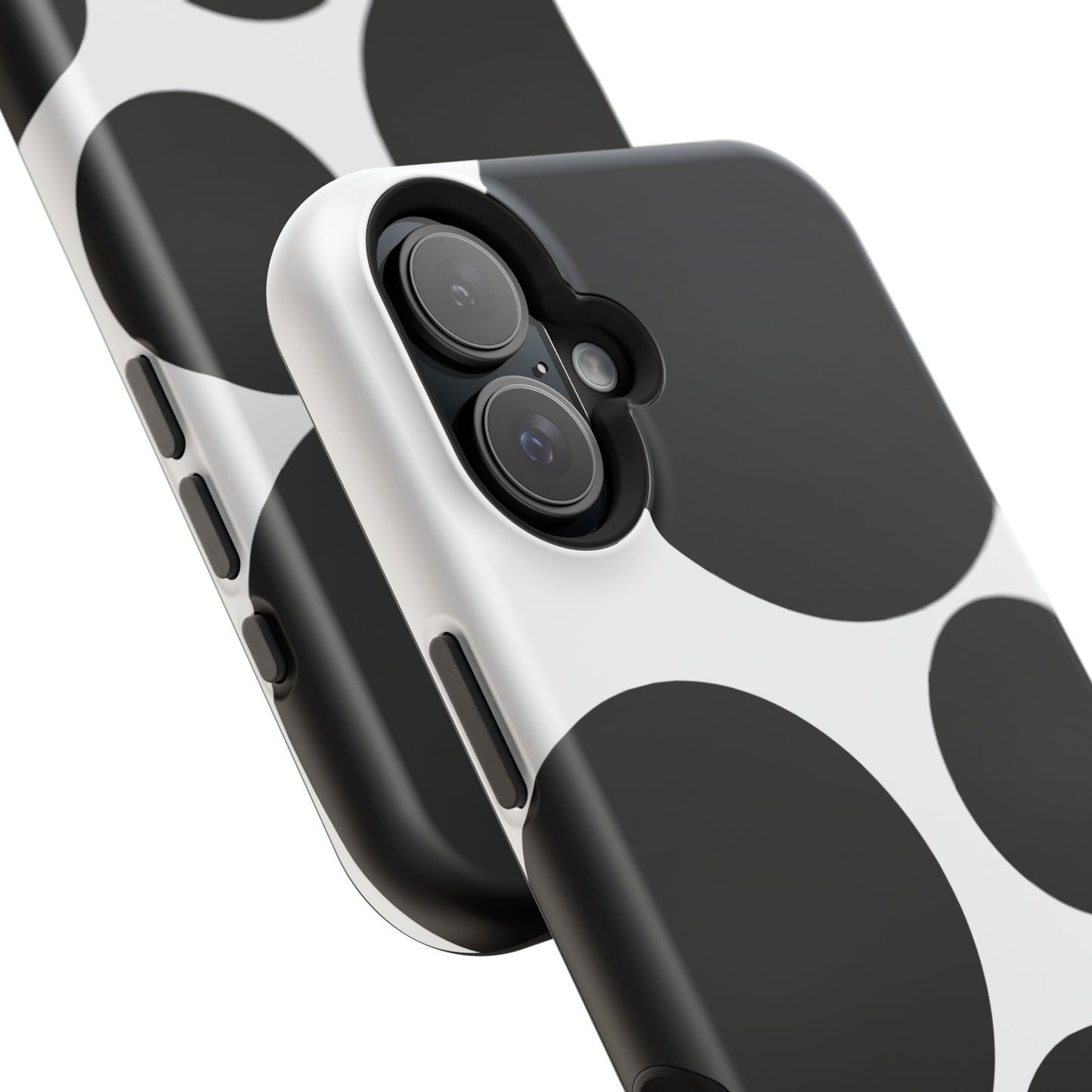 osbina | MagSafe compatible for iPhone | The Noir Bubbles Phone Case | Modern Muse Collection