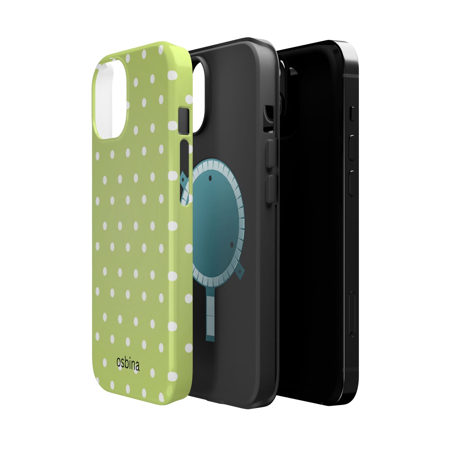 osbina | MagSafe compatible for iPhone | The Lume Dot Phone Case | Color Edit Collection