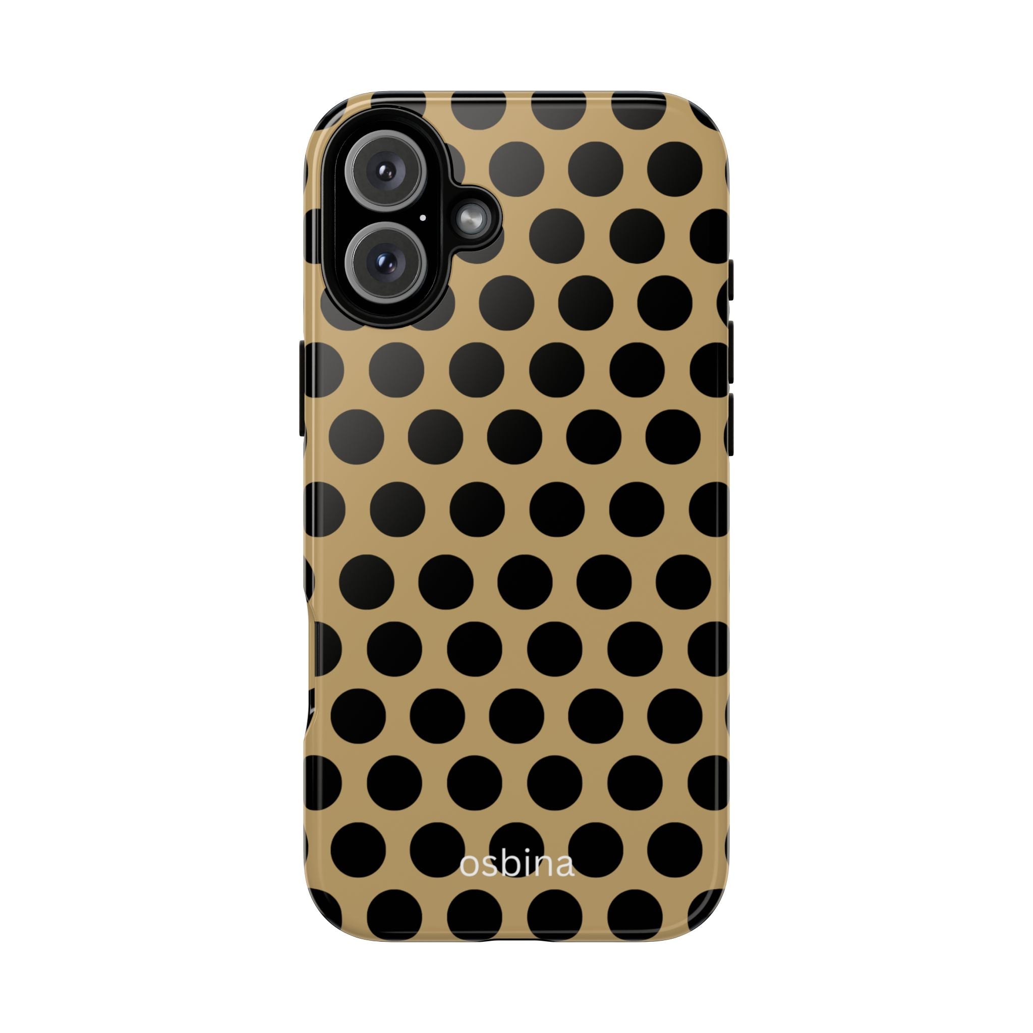 osbina | Camel Noir Dots, Designer Case
