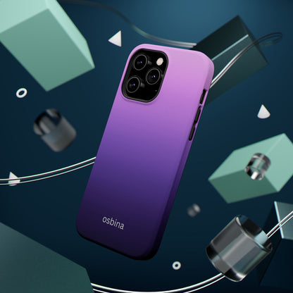 osbina | MagSafe compatible for iPhone | The Violet Haze Phone Case | Color Edit Collection