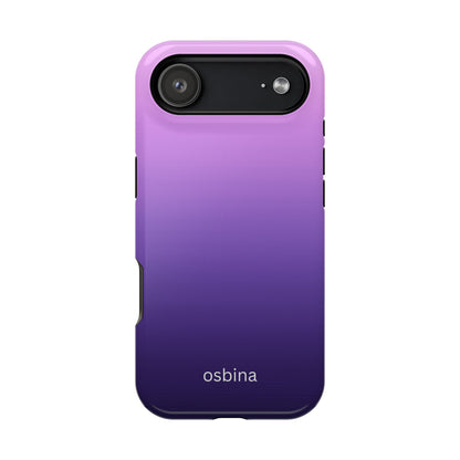 osbina | MagSafe compatible for iPhone | The Violet Haze Phone Case | Color Edit Collection