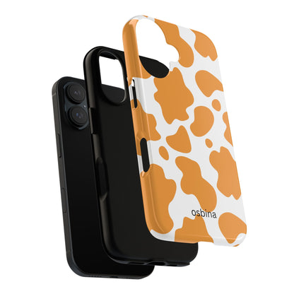 osbina | Holy Cow, It’s Chic — The Orange Cow Print Case | The Season Collective