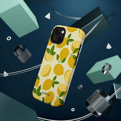 osbina | MagSafe compatible for iPhone | Limoncello Lemon Phone Case | Modern Muse Collection