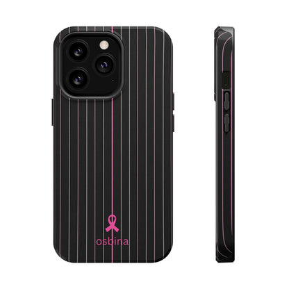 YAYOU MagSafe for iPhone | The Pink Pinstripe Designer Case | osbina