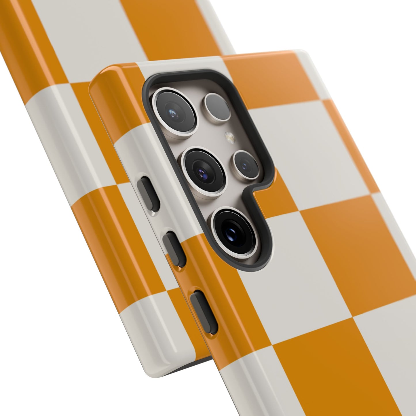 osbina | Check You Out — The Orange + White Check Case | The Season Collective