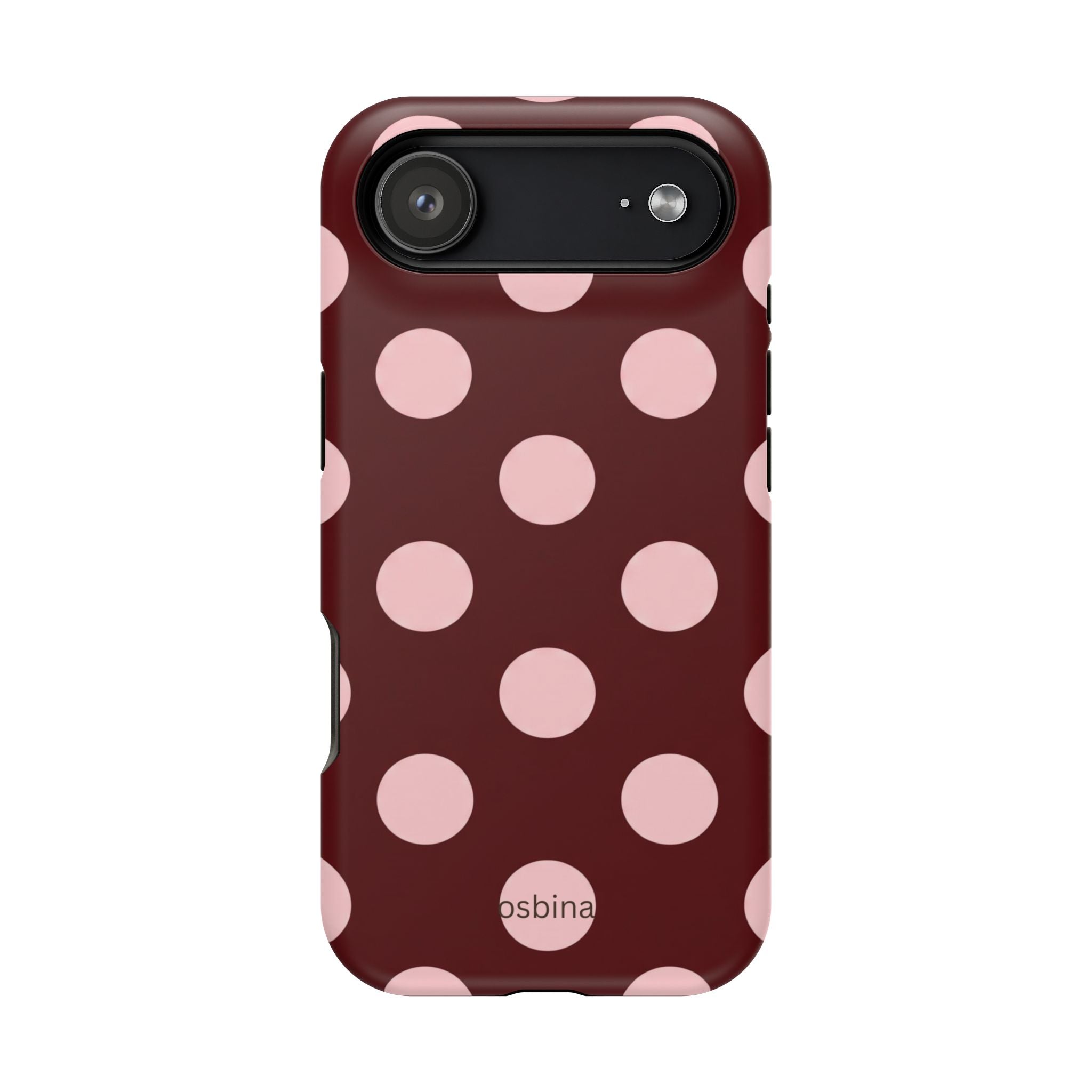 osbina | Oxblood Dot Designer Case