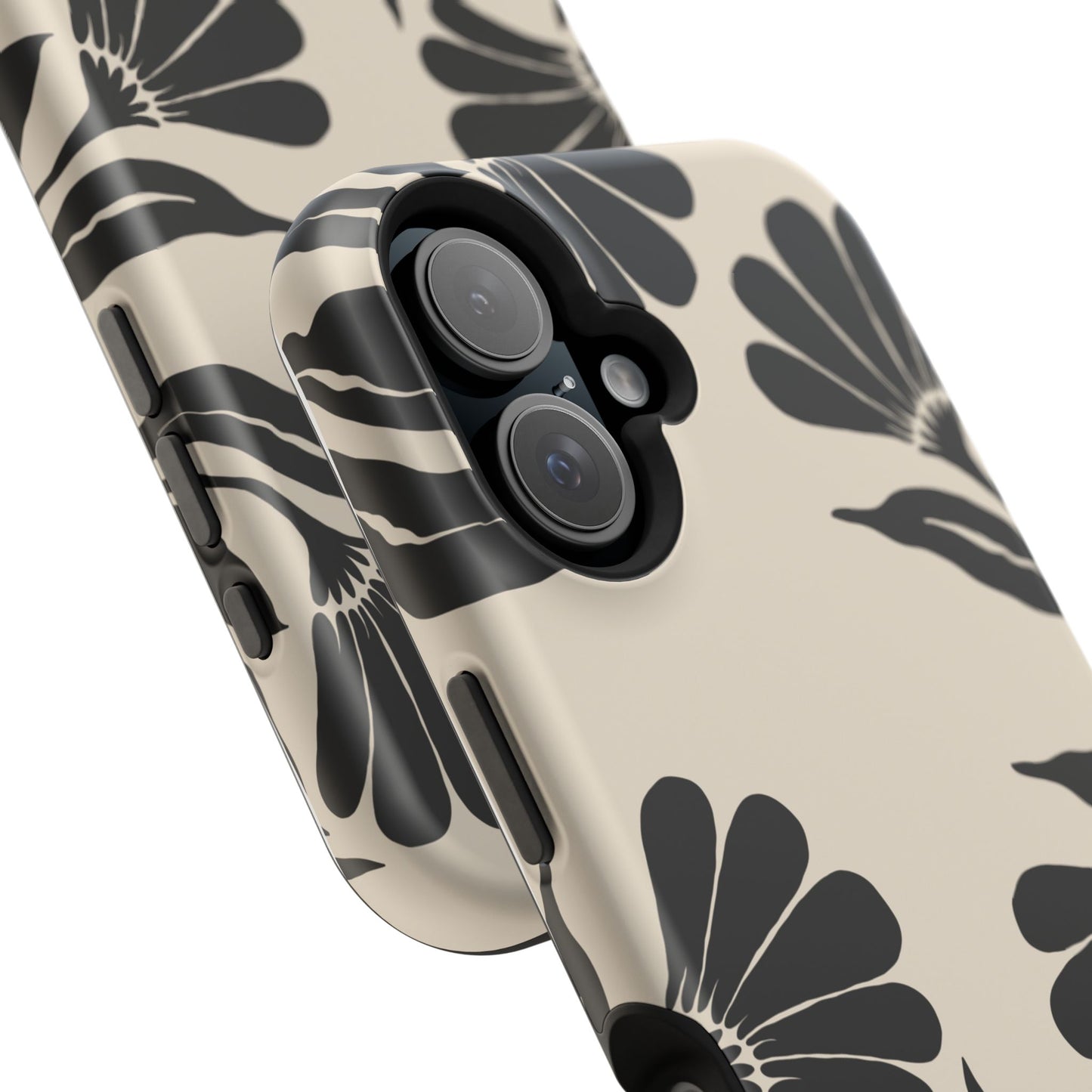 osbina | MagSafe compatible for iPhone | Obsidian Bloom Flower Phone Case | Modern Muse Collection