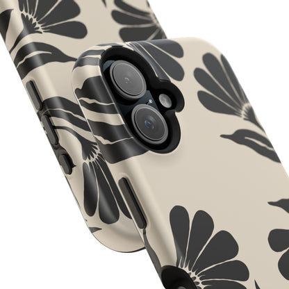 osbina | MagSafe compatible for iPhone | Obsidian Bloom Flower Phone Case | Modern Muse Collection