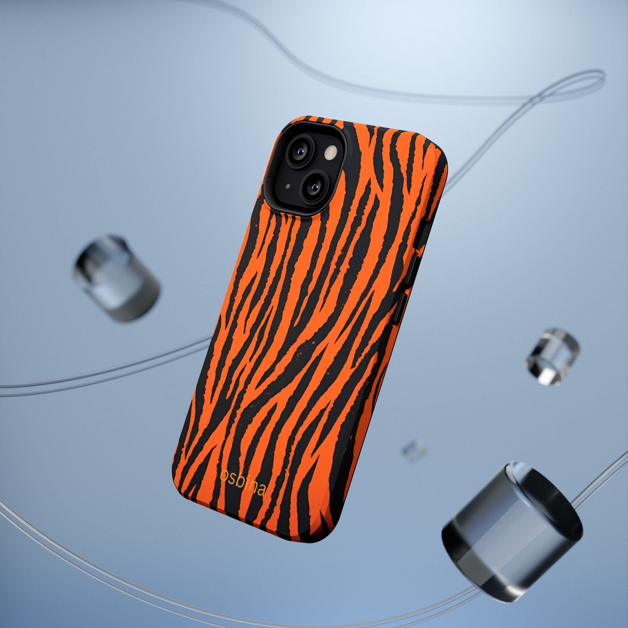 osbina | Tiger, But Make It Chic — The Bengal Stripe Case in Orange + Black | The Season Collective