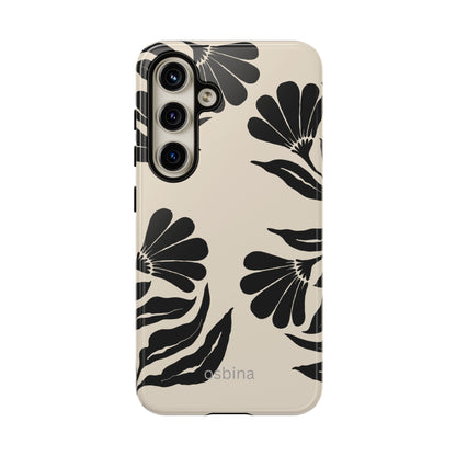 osbina | Obsidian Bloom Flower Phone Case | Modern Muse Collection